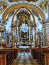 Baroque Church Prague, Czech Republic Royalty Free Stock Photo